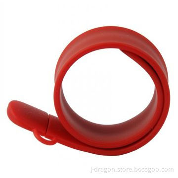Bracelet USB Flash Drive with New Slap-on Design, High-speed UDP Chipset, 4-color Logo Imprint